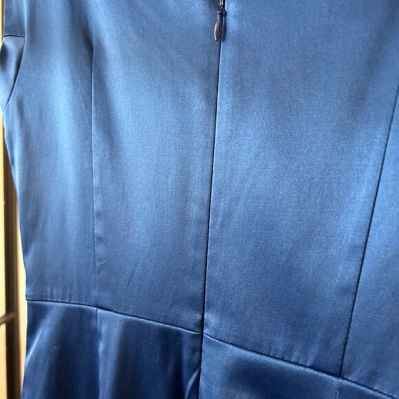 Club Monaco Rosie Sheath / Midi Dress in Cobalt Blue, Size 4 - Picture 2 of 5